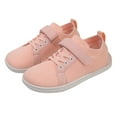 thumbnail image 1 of Xfvqtps Unisex Kids Youth Breathable Knit Sports Shoes Lightweight Casual Sneakers with Hook Loop Closure Non Slip Sole Pink, 1 of 9