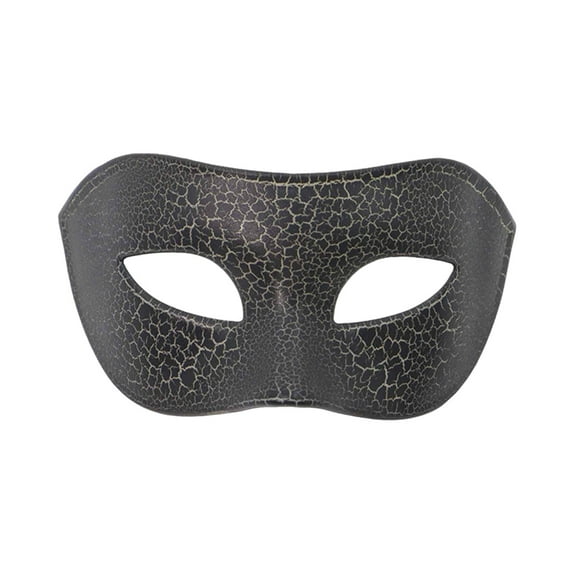 Xfvqtps Unisex Masquerade Mask for Parties Celebrations Half Face Mask Ball Mask Party Accessory Black