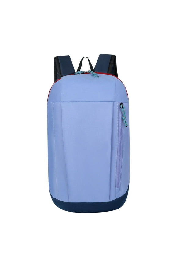 Unisex Travel Bag Solid Color Simplicity Lightweight Breathable Waterproof Multi Functional Couple Sports Backpack Purple