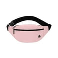 thumbnail image 1 of Xfvqtps Waist Bag for Men Adjustable Strap Zip up Outdoor Sports Nylon Chest Bag Pink, 1 of 7