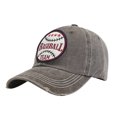 thumbnail image 1 of Xfvqtps Wash Distressed Baseball Cap for Men Women Vintage Adjustable Embroidered Trucker Hat Coffee, 1 of 5