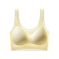 thumbnail image 1 of Xfvqtps Wireless Bras for Women No Underwire Seamless Standard Strap Breathable Daily Bras for Everyday Beige, 1 of 7