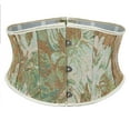 thumbnail image 1 of Xfvqtps Women Elastic Corset Waist Belt Renaissance Vintage Floral Corset Belts for Dress Halloween Green, 1 of 5