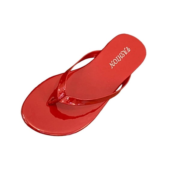 Xfvqtps Women Flip Flops Casual Comfortable Sandals for Beach Outdoor Summer Wear Non-Slip Lightweight Slippers Home Outdoor Footwear