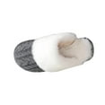 thumbnail image 1 of Xfvqtps Women Fluffy Slippers Knit Versatile Cute Indoor Home Funny Winter Non-Slip Thick Sole Plush Slippers Dark Gray, 1 of 8