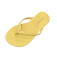 thumbnail image 1 of Xfvqtps Women Glossy Flip Flops Casual Comfortable Sandals for Beach Outdoor Summer Wear Non-Slip Lightweight Slippers Home Outdoor Footwear, 1 of 8