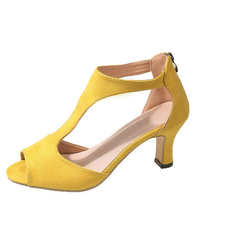 Toe Yellow Summer Shoes Barefoot Sandal 