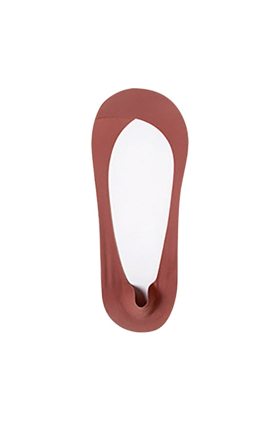 Women No Show Socks Ice Silk Shallow Socks Non Slip Low Cut Liner Breathable Summer Invisible Fit Hidden Thin Socks Red