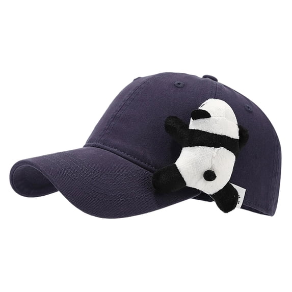 Xfvqtps Women Panda Baseball Hat Adjustable Breathable Sun Protection Beach Baseball Cap