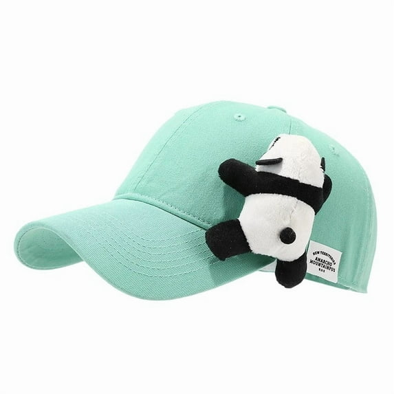Xfvqtps Women Panda Baseball Hat Adjustable Breathable Sun Protection Beach Baseball Cap