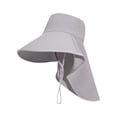 thumbnail image 1 of Xfvqtps Women Sun Hat with Neck Flap Summer Hat Wide Brim Adjustable Strap Beach Breathable Sun Protection Hat, 1 of 5