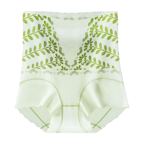 Xfvqtps Women Tummy Control Shapewear Underwear High Waist Body Shaper Slimmming Girdle Waist Trainer Briefs Green