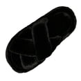 thumbnail image 1 of Xfvqtps Women Winter Crisscross Open Toe Faux Fur Slide Slippers Soft Plush House Slippers Non Slip Flat Indoor Shoes, 1 of 5