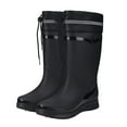 thumbnail image 1 of Xfvqtps Womens Adjustable Drawstring Rain Boots Waterproof Fleece Lined Slip Resistant Warm Comfortable Casual Outdoor Boots, 1 of 7