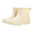 thumbnail image 1 of Xfvqtps Womens Ankle Rain Boots Waterproof Slip Resistant Solid Color Thick Sole Casual Outdoor Garden Work Boots, 1 of 9
