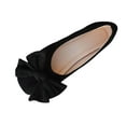 thumbnail image 1 of Xfvqtps Womens Bow Flats Round Toe Slip on Flat Shoes Casual Comfortable Loafers for Spring Summer Daily Wear Black, 1 of 9
