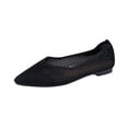 thumbnail image 1 of Xfvqtps Womens Casual Flat Shoes Soft Breathable Sandals for Ladies Lightweight Comfortable Walking Shoes Non Slip Sole Fashion Footwear for Outdoor Indoor Use Black, 1 of 7