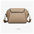 thumbnail image 1 of Xfvqtps Womens Crossbody Bag Solid Color Simplicity Ins Adjustable Shoulder Strap Fashion Versatile Grace Leather Inclined Shoulder Bag Khaki, 1 of 9