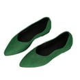 thumbnail image 1 of Xfvqtps Womens Flat Sandals Pointed Toe Solid Color Comfortable Walking Shoes for Women Versatile Casual Shoes Fashion Flats Army Green, 1 of 9