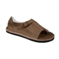 thumbnail image 1 of Xfvqtps Womens Flat Sandals Slip on Toe Ring Buckle Strap Open Toe Thick Sole Summer Beach Leather Sandals Brown, 1 of 9