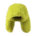 thumbnail image 1 of Xfvqtps Womens Fluffy Plush Hat with Two Long Rabbit Ears Cute Solid Color Windproof Coldproof Warm Thickened Fall Winter Soft Beanie Green, 1 of 2