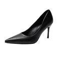 thumbnail image 1 of Xfvqtps Womens High Heels Pointed Toe Stiletto Patent Leather Dress Pumps Slender Heel Formal Shoes for Work Party and Special Occasion, 1 of 9