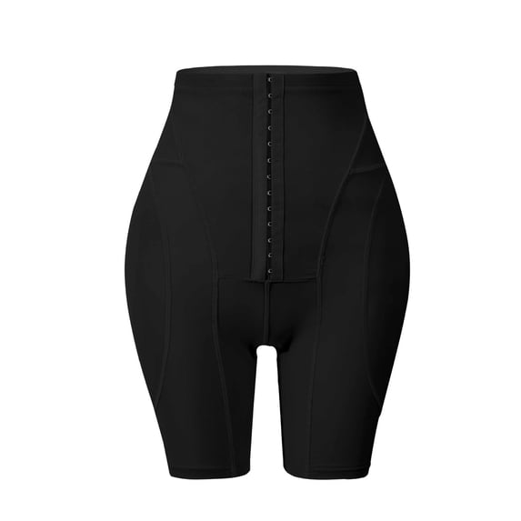 Xfvqtps Womens Hip and Butt Pads Shapewear with Hip Dip Pads High Waist Thigh Slimmer Shapewear Brief Shorts Black