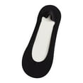 thumbnail image 1 of Xfvqtps Womens Ice Silk Ultra Low Socks with Grippy Invisible No Show Thin Shallow Mouth Non Slip Comfortable Breathable Summer Low Cut Liner Socks Black, 1 of 9