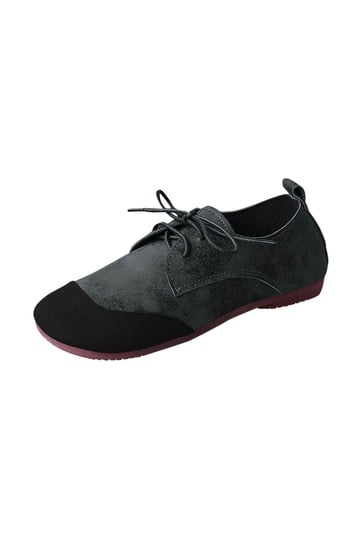Black Lace Up Flats Black Lace Up Flats