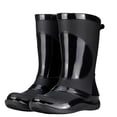 thumbnail image 1 of Xfvqtps Womens Mid Calf Rain Boots Waterproof Non-Slip Thick Sole Casual Outdoor Indoor Garden Work Shoes, 1 of 4