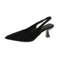 thumbnail image 1 of Xfvqtps Womens Pointed Toe Slingback Heels Block Heel Dress Shoes Comfortable Mid Heel for Work Wedding Party, 1 of 8