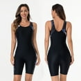 thumbnail image 1 of Xfvqtps Womens Rash Guard Bathing Suit Surfing Swimwear Sleeveless Print Athletic Modest One Piece Swimsuits Black, 1 of 9