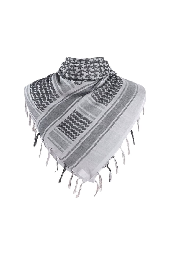 Womens Scarf Plaid Print Tassels Fringe Retro National Style Multi-Functional Fashion Leisure Elegant Lightweight Four Seasons Satin Shawl Gray