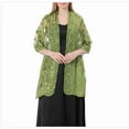 thumbnail image 1 of Xfvqtps Womens Sequin Shawl Wedding Dress Evening Gown Cheongsam Shawl Bride Bridesmaid Shawl Scarf Green, 1 of 8