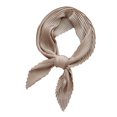 thumbnail image 1 of Xfvqtps Womens Silk Scarf Wrinkled Solid Color Elegant Professional Fashion Versatile Multi Functional Soft Breathable Spring and Summer Headband Square Scarf Khaki, 1 of 4
