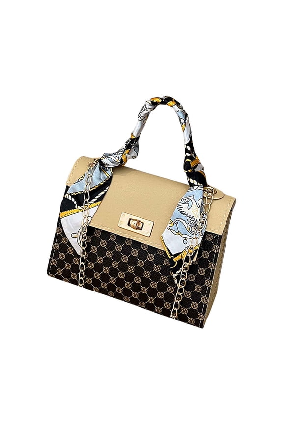 Womens Strap Bag Large Capacity Multi Compartment Handbags Leather Shoulder Bag Trendy Crossbody Bag Khaki