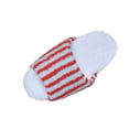 thumbnail image 1 of Xfvqtps Womens Stripe Slippers Open Toe Soft Sole House Shoes Indoor Warm Fall Winter Slip on Cozy Cute Slides, 1 of 8