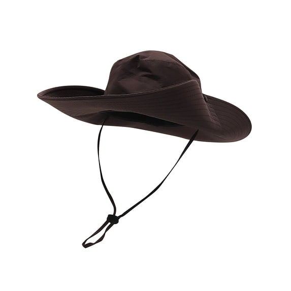 Xfvqtps Womens Sun Hats Solid Color Adjustable Drawstring Large Brim Foldable Sunscreen Breathable Waterproof Outdoor Multi Functional Hiking Camping Bucket Hat Coffee