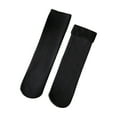 thumbnail image 1 of Xfvqtps Womens Thermal Socks Plush Lining Thickened Mid Tube Solid Color Premium Comfort Soft Cozy Warm Winter Heated Crew Boot Socks Black, 1 of 1