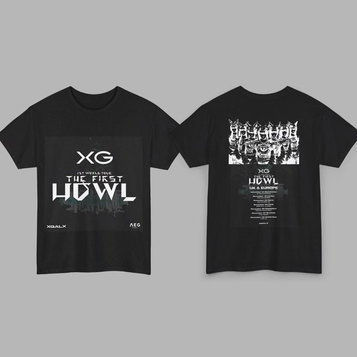 Xg World Tour Concert Shirt 1St Tour 2024 Kpop Fan Made Tshirt The