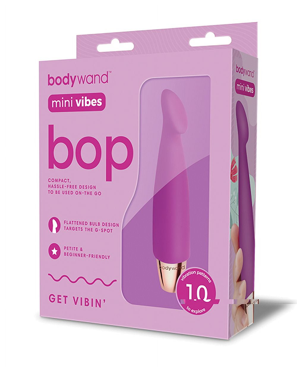 Xgen Products Bodywand Mini Vibes Bop G-Spot Vibrator - Purple