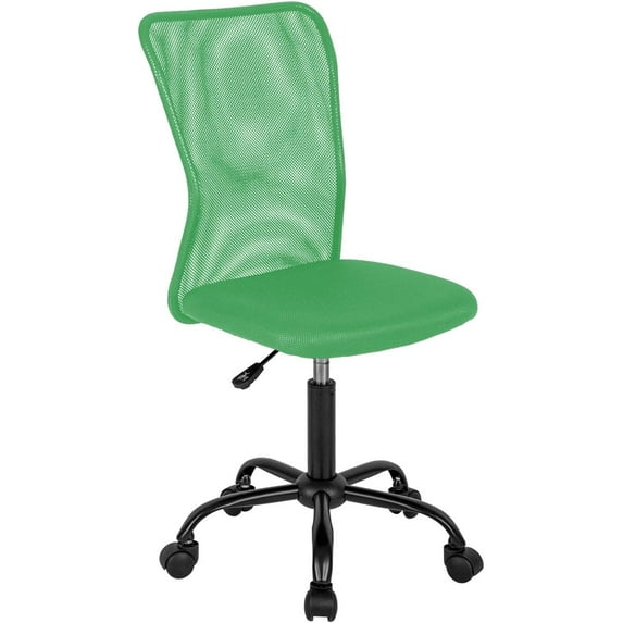 XgoodX Home Office Chair Mesh Desk Chair Ergonomic Computer Chair with Lumbar Support Mid Back 360° Rolling Swivel Adjustable Height Small Meeting Chairs -Green