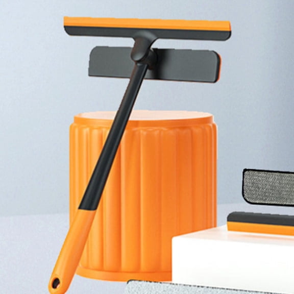 Xhegex 3-in-1 Multifunctional Window Cleaning Tool Kit with Rotatable Squeegee, Sponge & Screen Cleaner for Streak-Free Glass & Mirror Cleaning