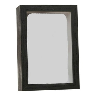 Xhegex 6X4IN Shadow Box Frame - Display Case for Photos, Keepsakes, Medals, Memory Box with Hinged Door and Glass Window
