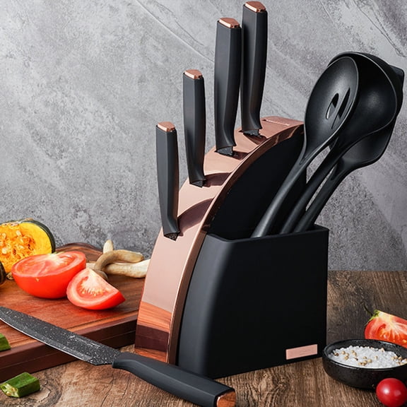 Xhegex 9-Piece Stainless Steel Kitchen Knife Set - Precision Cutting Tools for Chefs, Comfortable Grip, Ideal for Cooking and Meal Prep