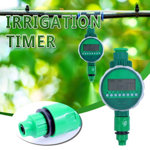 Xhegex Automatic Irrigation Timer - Smart Garden Watering Controller for Easy Plant Care, Ideal for Home and Greenhouse Use, Includes Transparent Cover and Manual