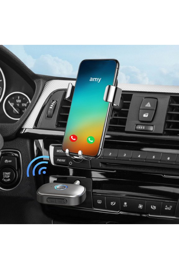 Bluetooth 5.3 Receiver - High-Definition Sound, Hands-Free Calling, AUX & Type-C Connectivity, Ideal for Car and Audio Systems