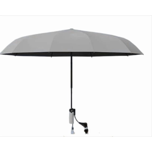 Xhegex Clip-On Folding Sun Umbrella for Camping Chair - UPF50+ UV Protection, Windproof Design, Perfect for Fishing, Beach & Outdoor Use