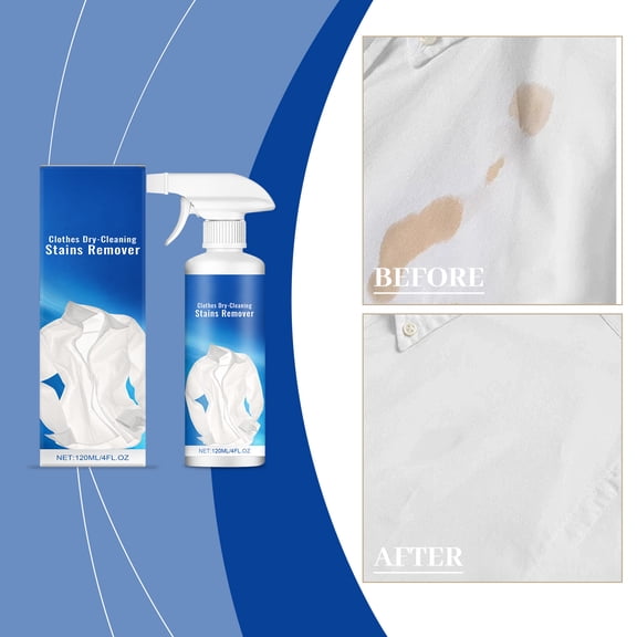Xhegex Clothes Degreaser Stain Remover - Advanced Solution for Oil, Wine & Ink Stains - Portable Dry Cleaning Agent for Quick, Water-Free Cleaning Anytime