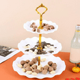 thumbnail image 1 of Bxaolu Cupcake Stand, 3 Tier Serving Tray Cupcake Dessert Candy Fruit Display Holder for Wedding, Christmas, Baby Shower Birthday Tea Party, 1 of 7